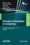 Emerging Technologies in Computing cover