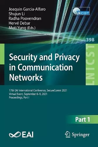 Security and Privacy in Communication Networks cover