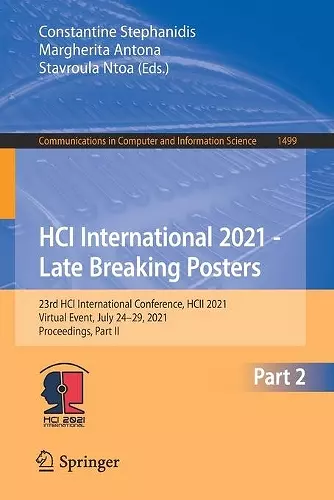HCI International 2021 - Late Breaking Posters cover
