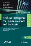 Artificial Intelligence for Communications and Networks cover