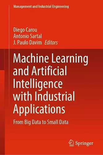 Machine Learning and Artificial Intelligence with Industrial Applications cover