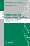 Mathematical and Computational Oncology cover