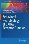 Behavioral Neurobiology of GABAB Receptor Function cover