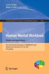 Human Mental Workload: Models and Applications cover