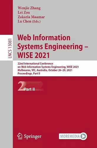 Web Information Systems Engineering – WISE 2021 cover