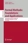 Formal Methods: Foundations and Applications cover