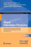 Neural Information Processing cover