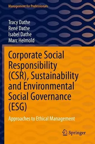 Corporate Social Responsibility (CSR), Sustainability and Environmental Social Governance (ESG) cover