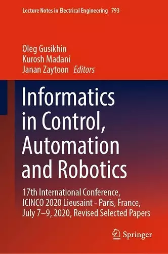 Informatics in Control, Automation and Robotics cover