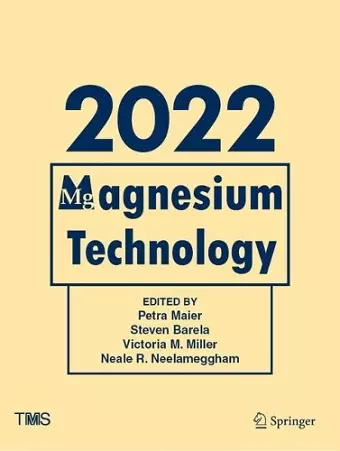 Magnesium Technology 2022 cover