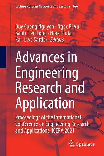 Advances in Engineering Research and Application cover