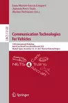 Communication Technologies for Vehicles cover