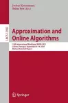 Approximation and Online Algorithms cover