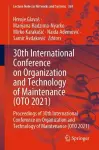 30th International Conference on Organization and Technology of Maintenance (OTO 2021) cover