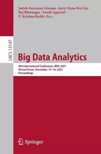 Big Data Analytics cover