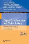 Digital Transformation and Global Society cover