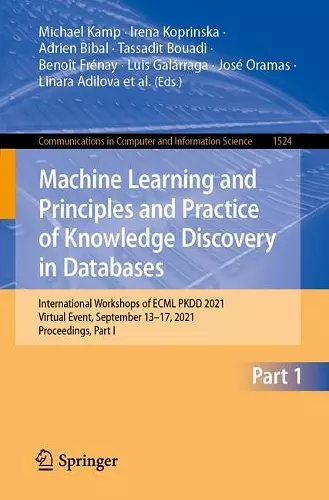 Machine Learning and Principles and Practice of Knowledge Discovery in Databases cover