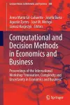 Computational and Decision Methods in Economics and Business cover
