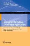 Emerging Information Security and Applications cover