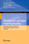 Metaheuristics and Nature Inspired Computing cover