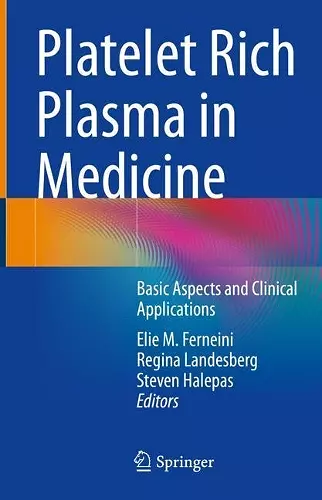 Platelet Rich Plasma in Medicine cover