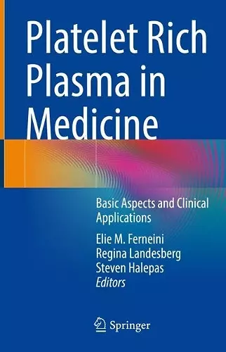 Platelet Rich Plasma in Medicine cover