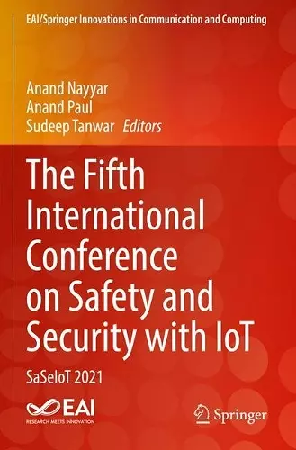 The Fifth International Conference on Safety and Security with IoT cover