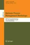 Business Process Management Workshops cover