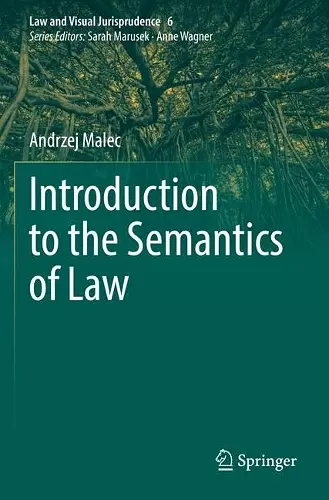 Introduction to the Semantics of Law cover