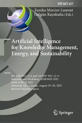 Artificial Intelligence for Knowledge Management, Energy, and Sustainability cover