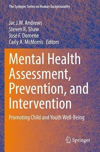 Mental Health Assessment, Prevention, and Intervention cover