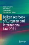 Balkan Yearbook of European and International Law 2021 cover