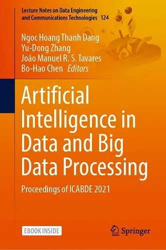 Artificial Intelligence in Data and Big Data Processing cover