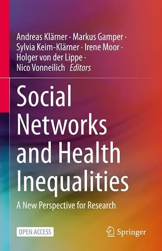 Social Networks and Health Inequalities cover