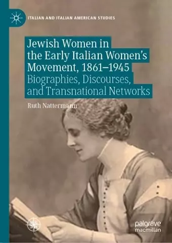 Jewish Women in the Early Italian Women’s Movement, 1861–1945 cover