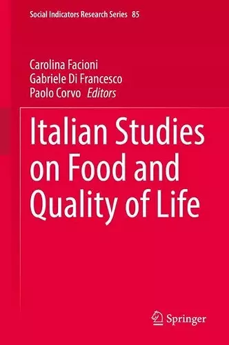 Italian Studies on Food and Quality of Life cover