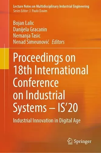 Proceedings on 18th International Conference on Industrial Systems – IS’20 cover