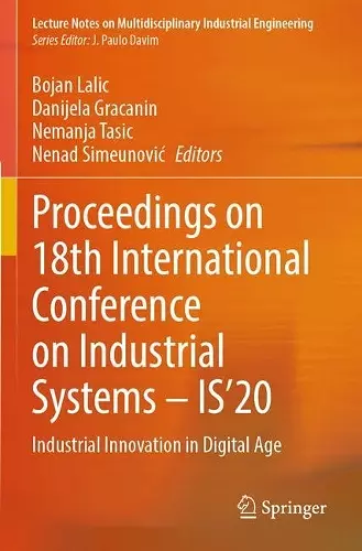 Proceedings on 18th International Conference on Industrial Systems – IS’20 cover