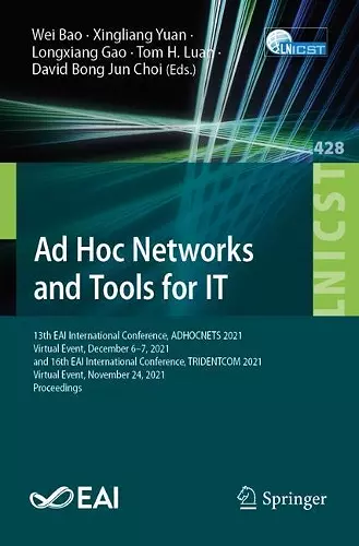 Ad Hoc Networks and Tools for IT cover