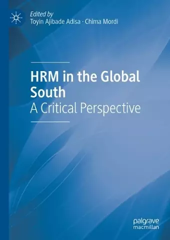 HRM in the Global South cover
