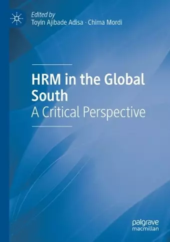 HRM in the Global South cover