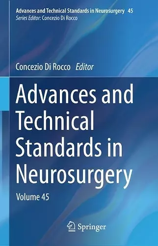 Advances and Technical Standards in Neurosurgery cover