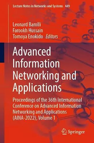 Advanced Information Networking and Applications cover