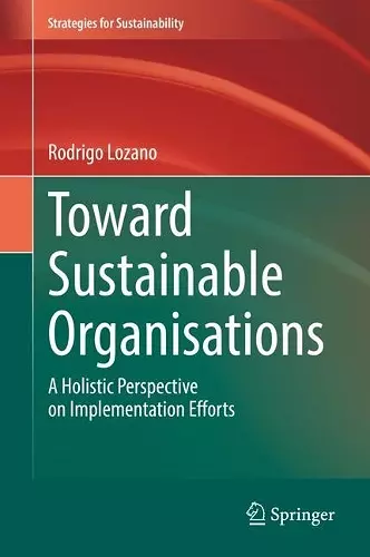 Toward Sustainable Organisations cover