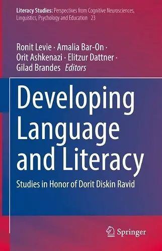 Developing Language and Literacy cover