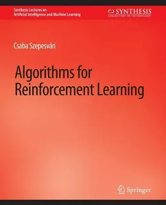 Algorithms for Reinforcement Learning cover