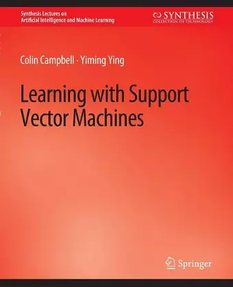 Learning with Support Vector Machines cover