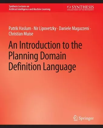 An Introduction to the Planning Domain Definition Language cover