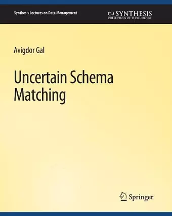 Uncertain Schema Matching cover