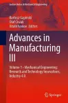 Advances in Manufacturing III cover